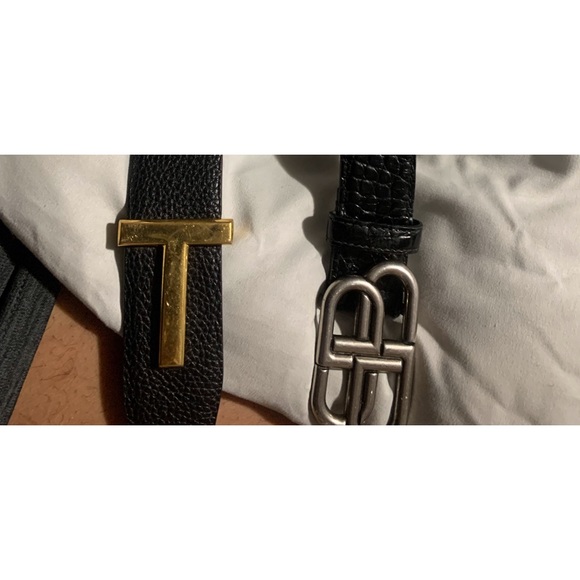 balenciaga and tomford belt for sale. Leather in great condition great deal……..